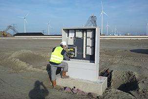 滲漏定位在線監(jiān)控系統(tǒng)工程現(xiàn)場